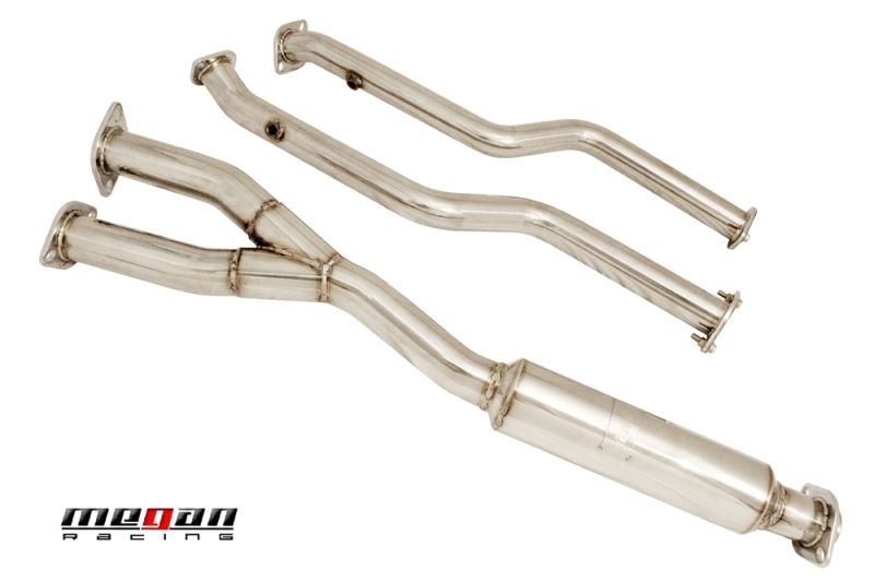 MEGAN 4" Dual Titanium Tips OE RS CatBack Exhaust for GS300 GS350 06-11 RWD
