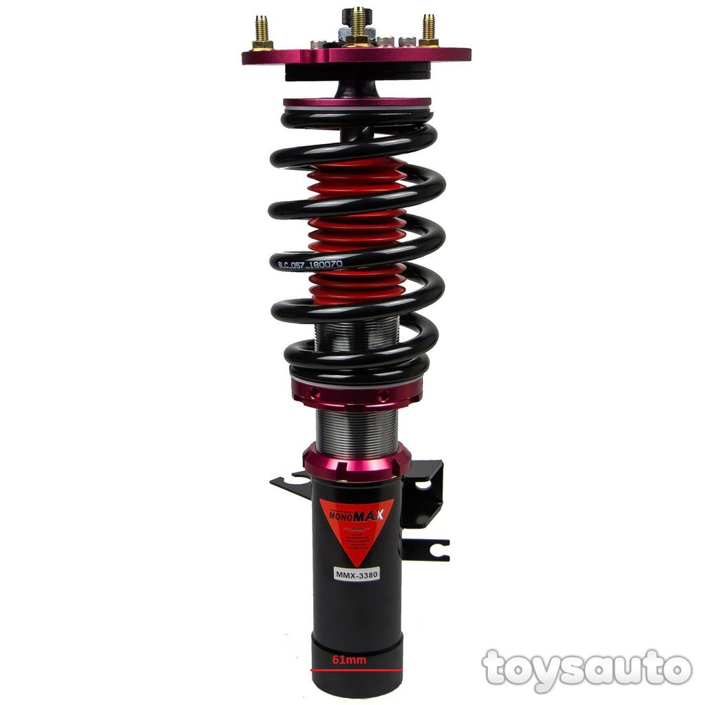 Godspeed MAXX Suspension Coilover Shock+Spring+Camber for BMW E34 87-95 *61mm