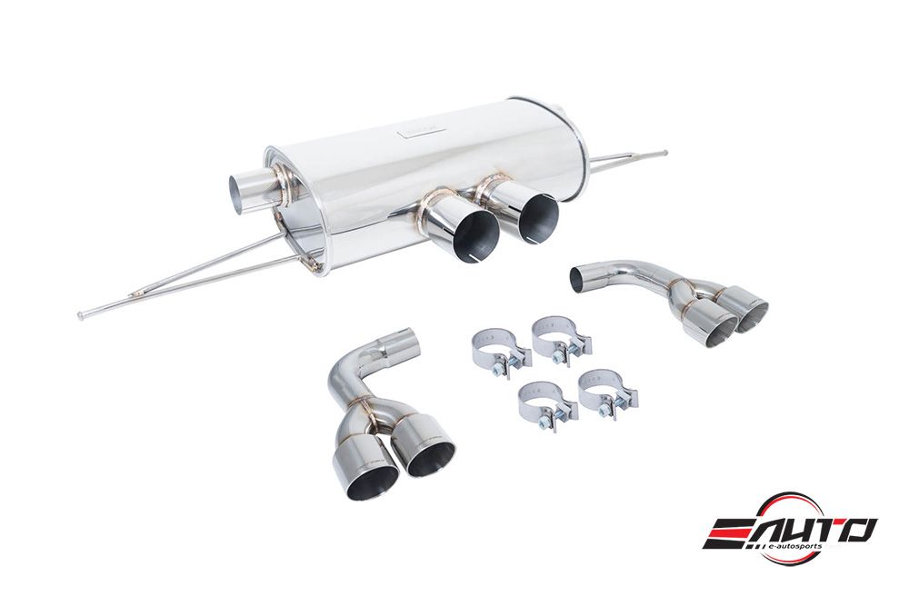 MEGAN Quad Stainless Roll Tip Supremo AxleBack Exhaust for BMW F85 X5M F16 X6M M