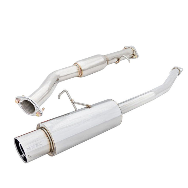 MEGAN 4" Stainless Tip DRIFT Catback Exhaust Corolla AE86 GT-S GTS w/ Silencer