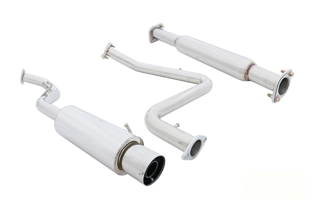 MEGAN 4" Stainless Tip DRIFT Catback Exhaust for Galant 2.4L 99-03 +Silencer