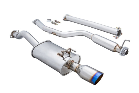 MEGAN 3.5/4" Burnt Blue Tip OE RS Catback Exhaust for Civic Si Sedan FB6 12-15