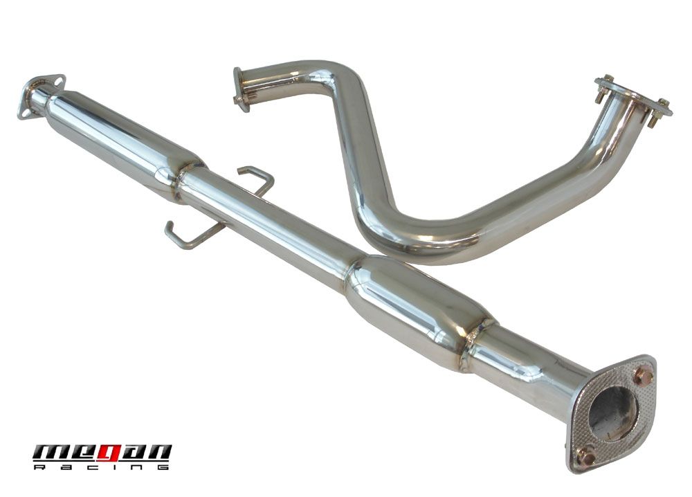 MEGAN 3.5" Stainless Tip OE RS Catback Exhaust for Sentra SE-R SPEC-V 07-12 B16