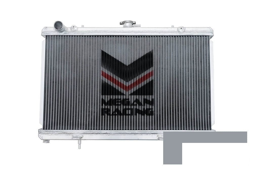 MEGAN 3 Row Aluminum Radiator for SR20 SR20det S13 Silvia Manual w/ 12" Fan