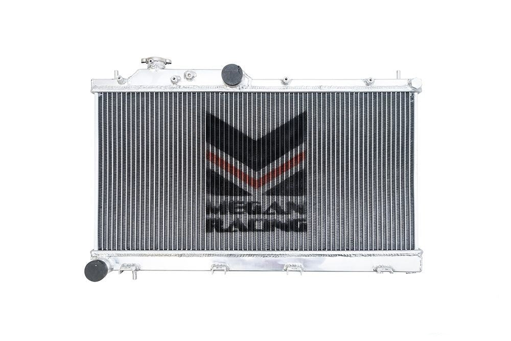 MEGAN 2 Row Aluminum Radiator for Subaru WRX STi 08-14 Manual Tranny +1.1bar Cap