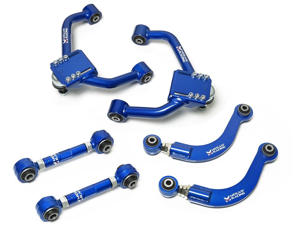 MEGAN 6pc Front + Rear Upper Camber +Toe Control Arm for Mazda 6 Mazda6 GH 09-13