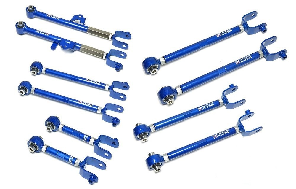 MEGAN 10pc Rear Up&Low Camber+Traction+Toe Control Arm for Miata MX5 MX-5 16-17