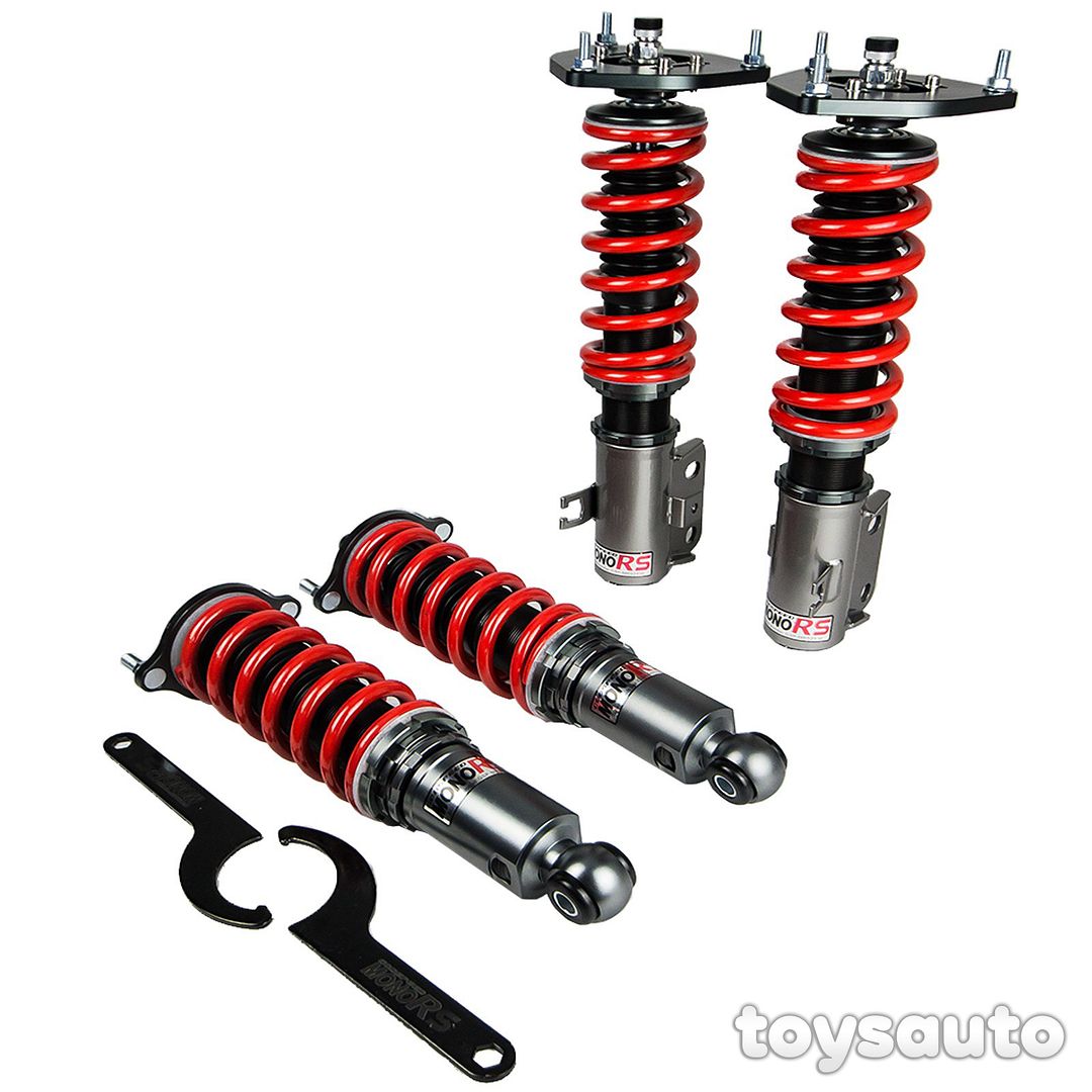 Godspeed 32way MonoRS Coilover Shock+Spring+Camber for Subaru Legacy 00-04 BE/BH