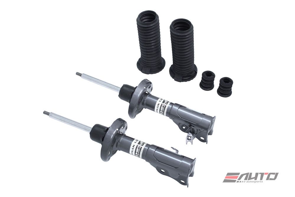MEGAN Silver RS Front & Rear Shock Strut Civic 06-11 DX LX EX SI w/ Lower Spring