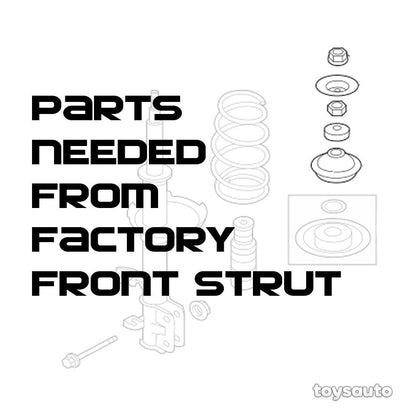 Godspeed 16way MonoSS Coilovers - Versa Note 14-19, Versa 13-19