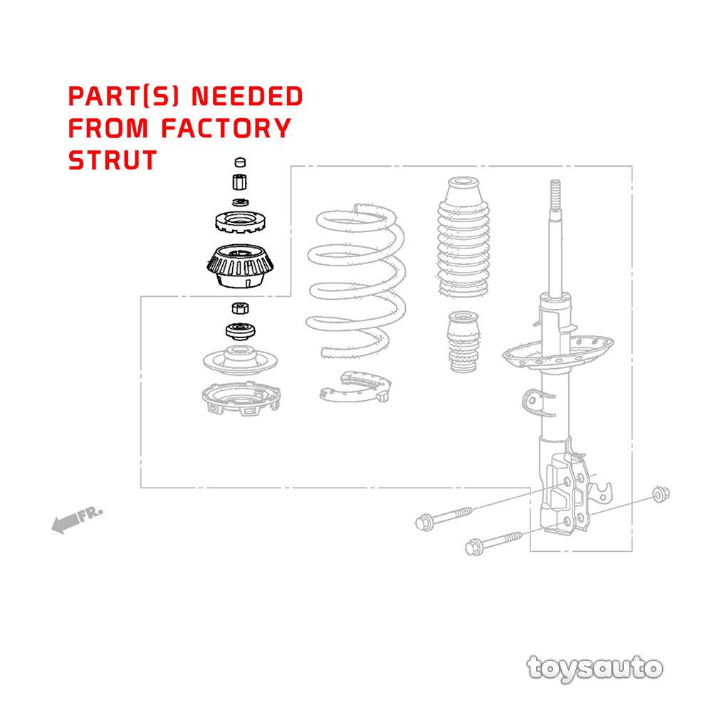 Godspeed Damper Suspension Coilover MonoSS for Fit 09-14 GE8 GE9 5kg/3kg Jazz GE
