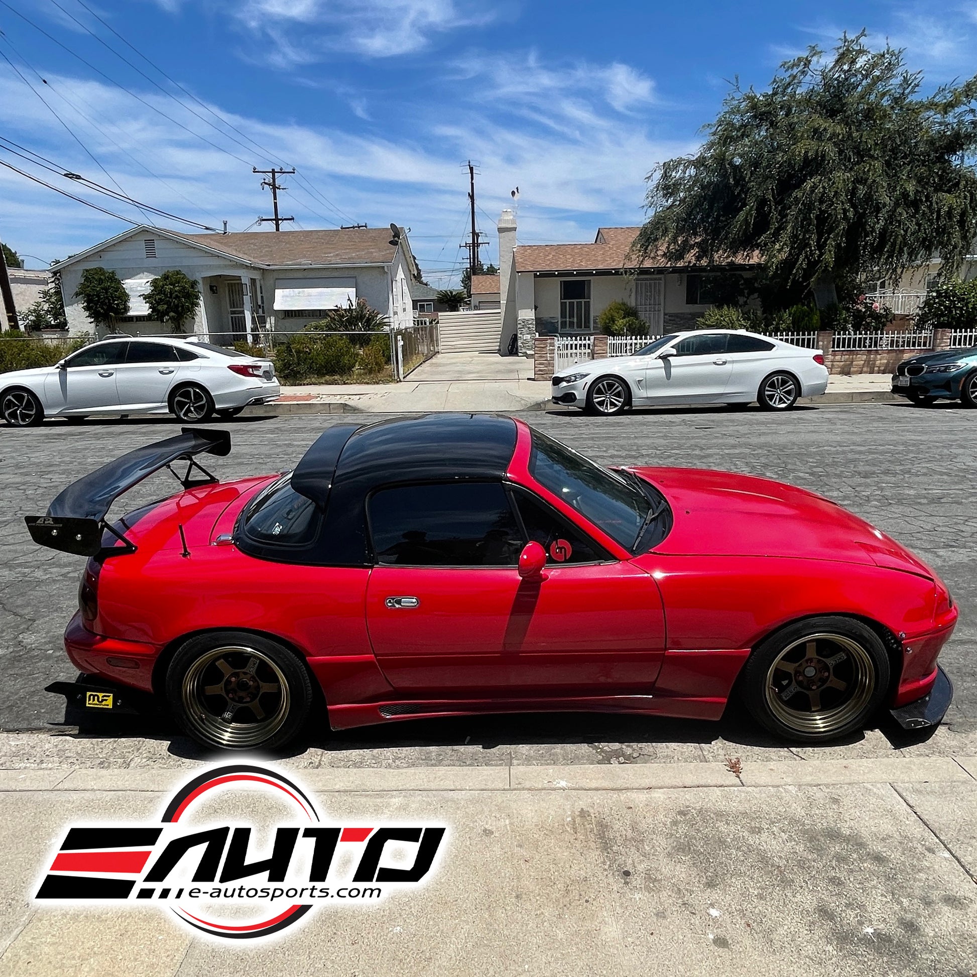  APR Spoiler Wing AS-105907 on 1990 NA Red Miata