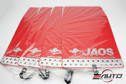 JAOS Front+Rear Mud Guard Splash MudGuard Flap for Subaru Forester SJ 14-18 Red