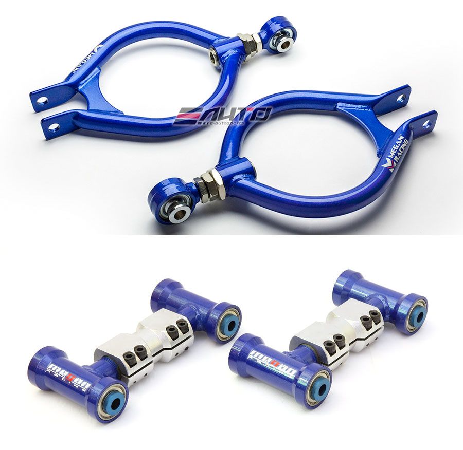 MEGAN 4pc Front + Rear Upper Camber Control Arm for 300ZX 90-96 Z32 Fairlady