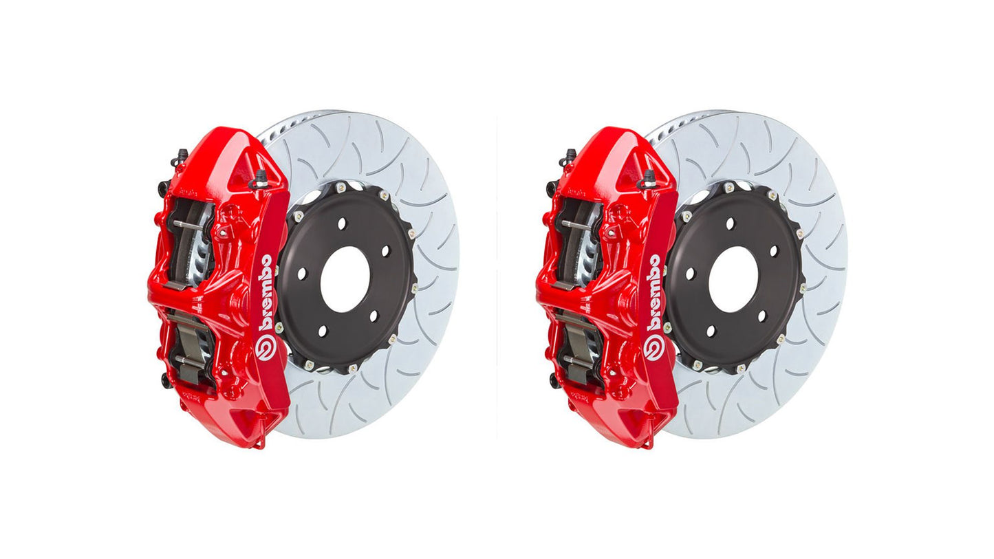 Brembo Front GT Brake 6pot Red 380x34 Type3 Slot for Genesis Sedan 15-16 RWD