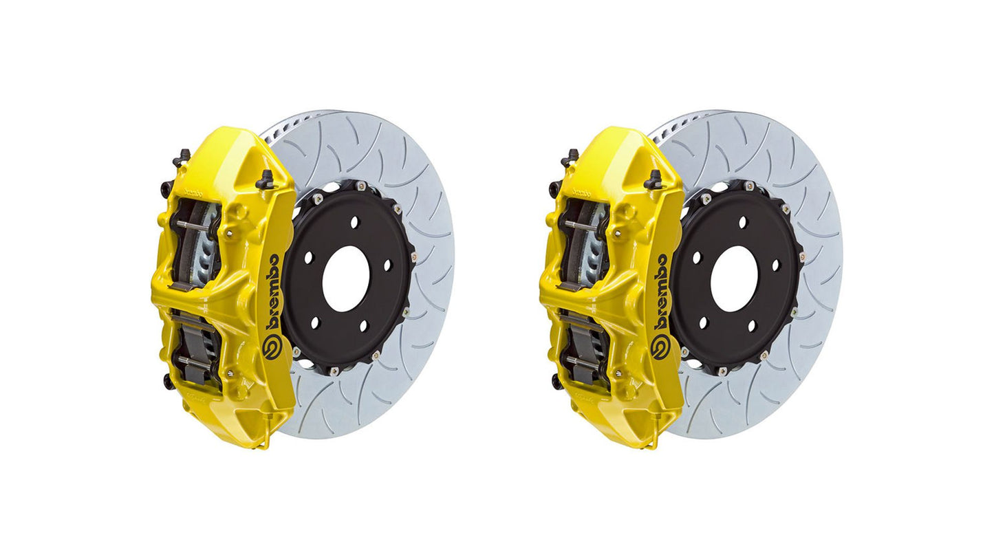 Brembo Front GT Big Brake 6p Caliper Yellow 380x34 Type3 E82 M 1M E90 E92 E93 M3