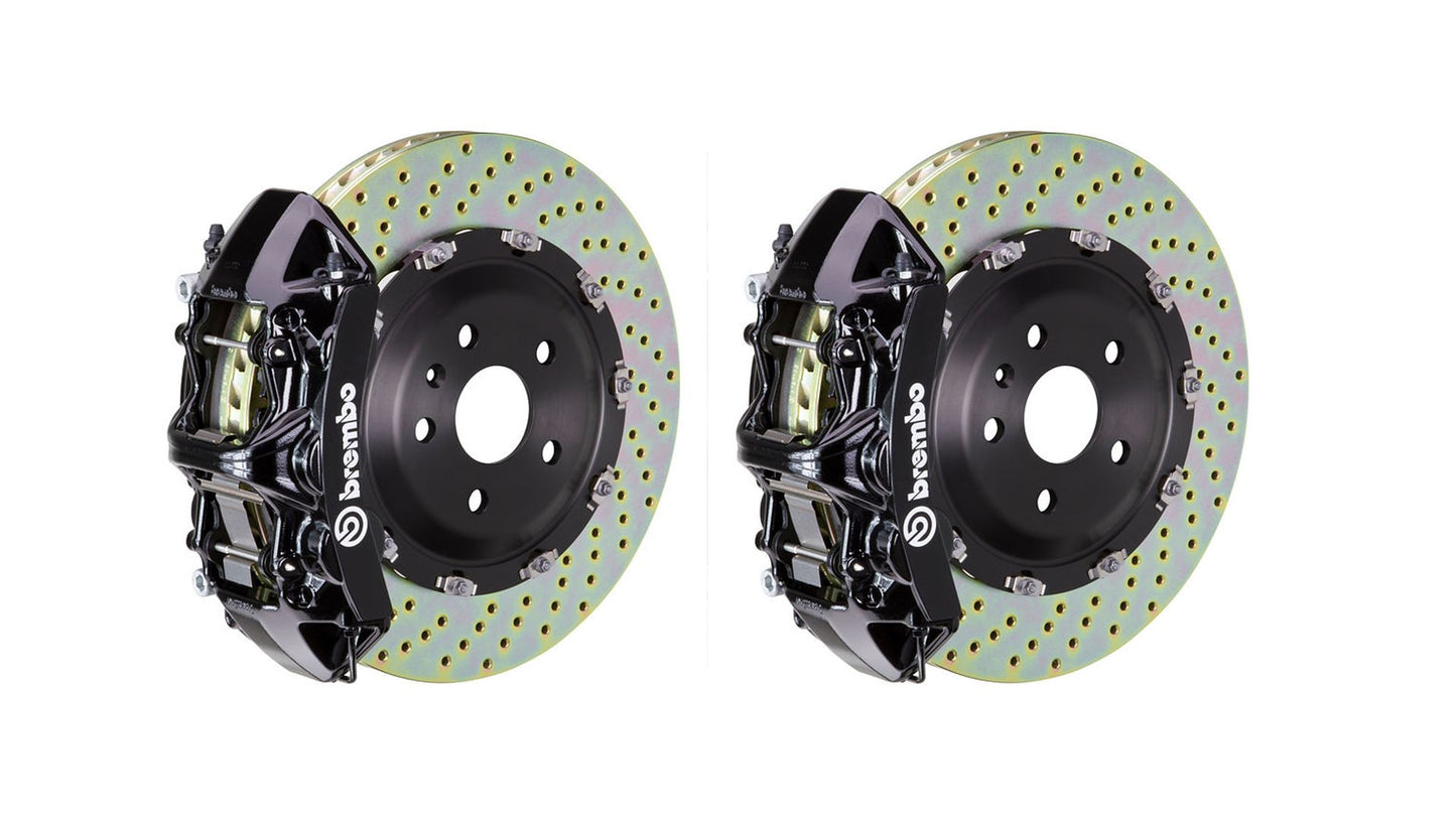 Brembo Front GT Brake 6pot Black 365x34 Drill Disc for Benz CLA250 A250 GLA250
