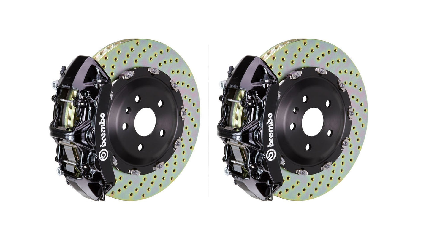 Brembo Front GT BBK Brake 6pot Black 380x34 Drill Disc GranTurismo Quattroporte