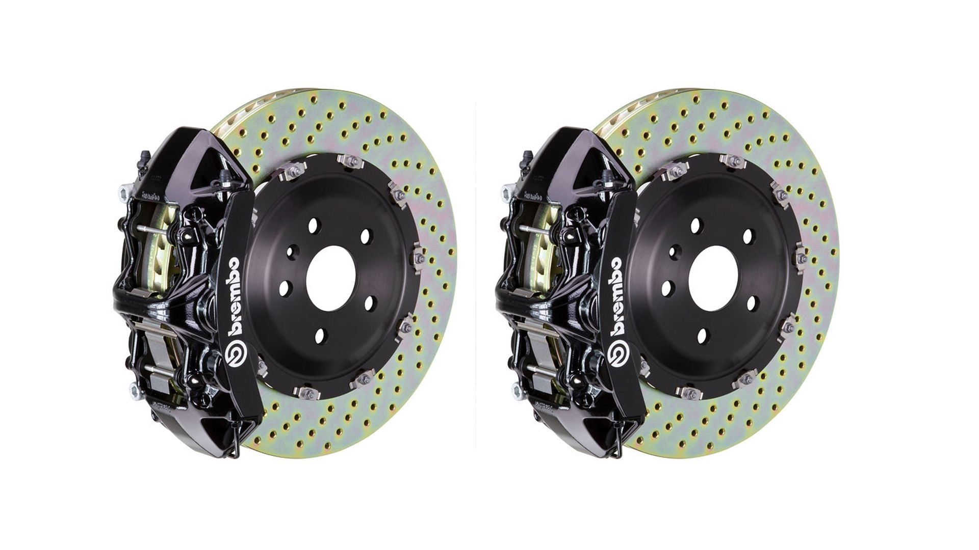 Brembo Front GT BBK Brake 6pot Black 380x34 Drill Disc GranTurismo Quattroporte