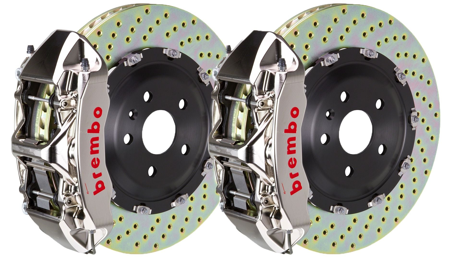 Brembo Front GT BBK Brake 6pot Caliper GT-R 405x34 Drill Disc Murcielago 01-04