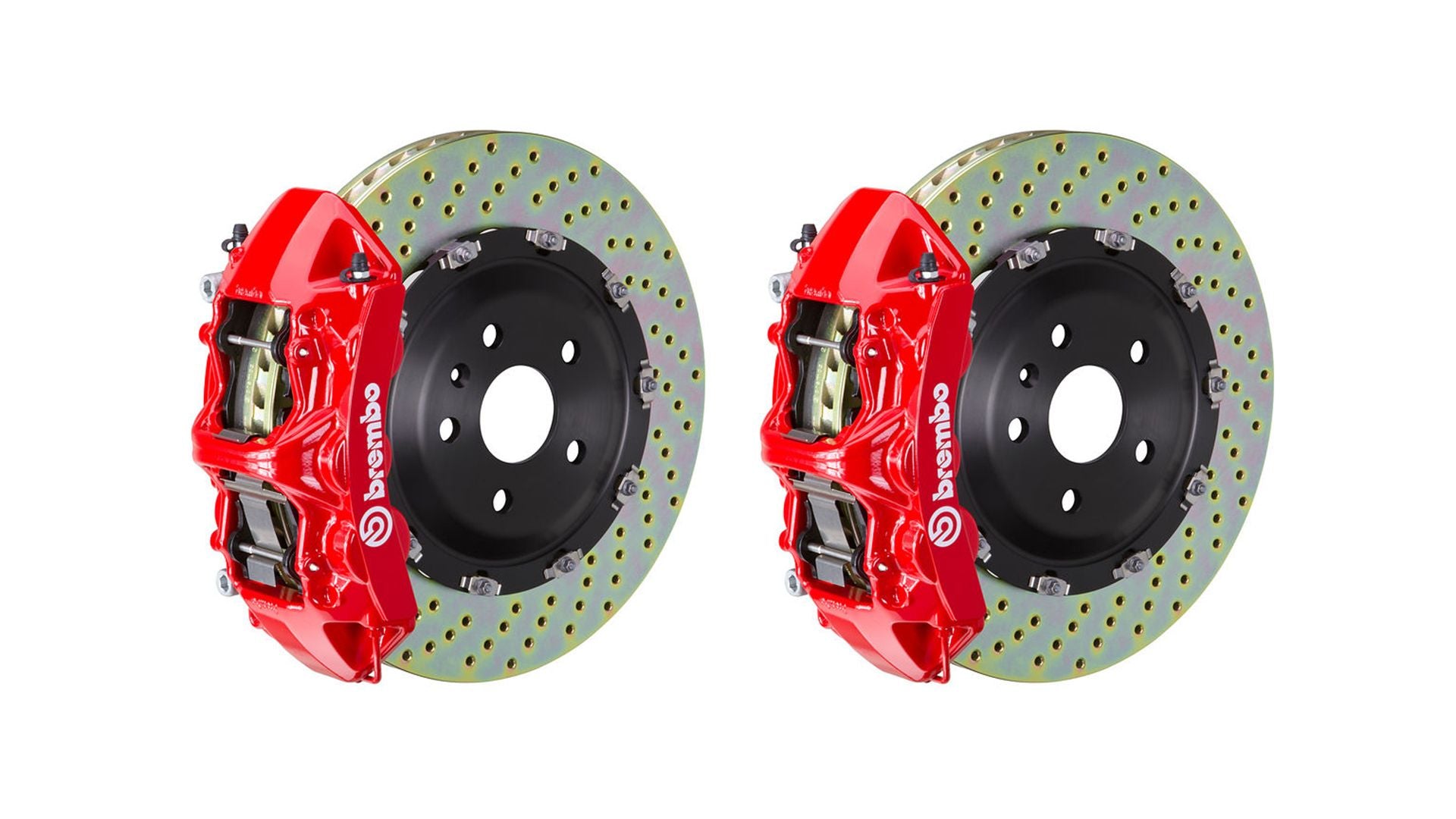 Brembo Front GT Big Brake BBK 6piston Red 380x34 Drill Disc TT RS 2.5 12+ 8J