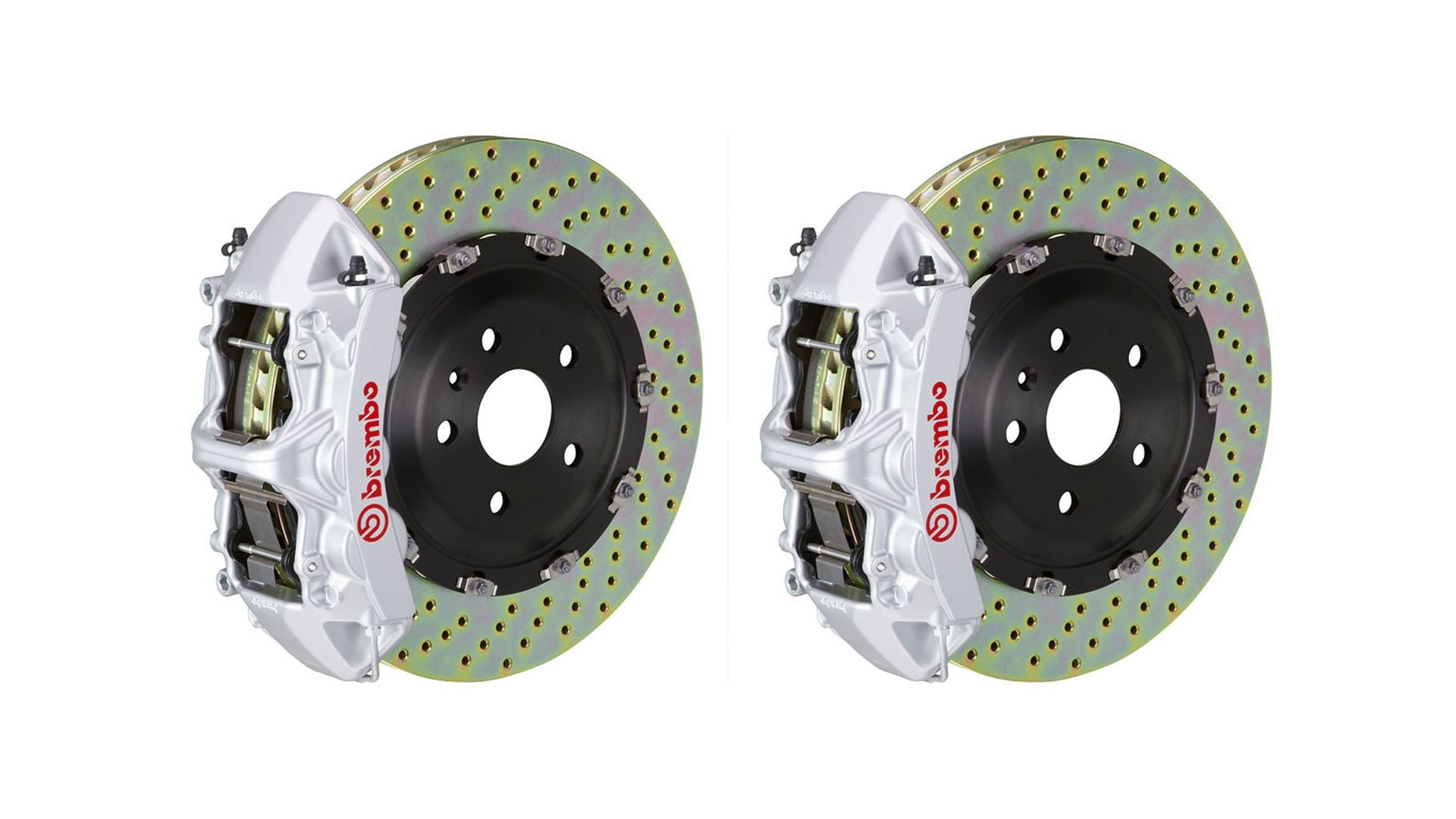 Brembo Front GT Brake 6pot Silver 365x34 Drill Disc for Benz CLA250 A250 GLA250