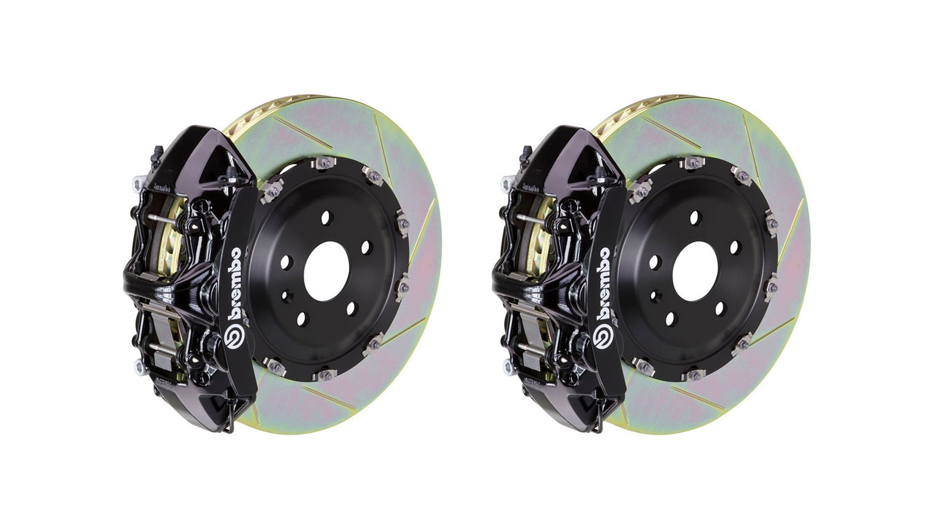 Brembo Front GT Big Brake BBK 6piston Black 380x34 Slot Disc Camaro SS 10-14