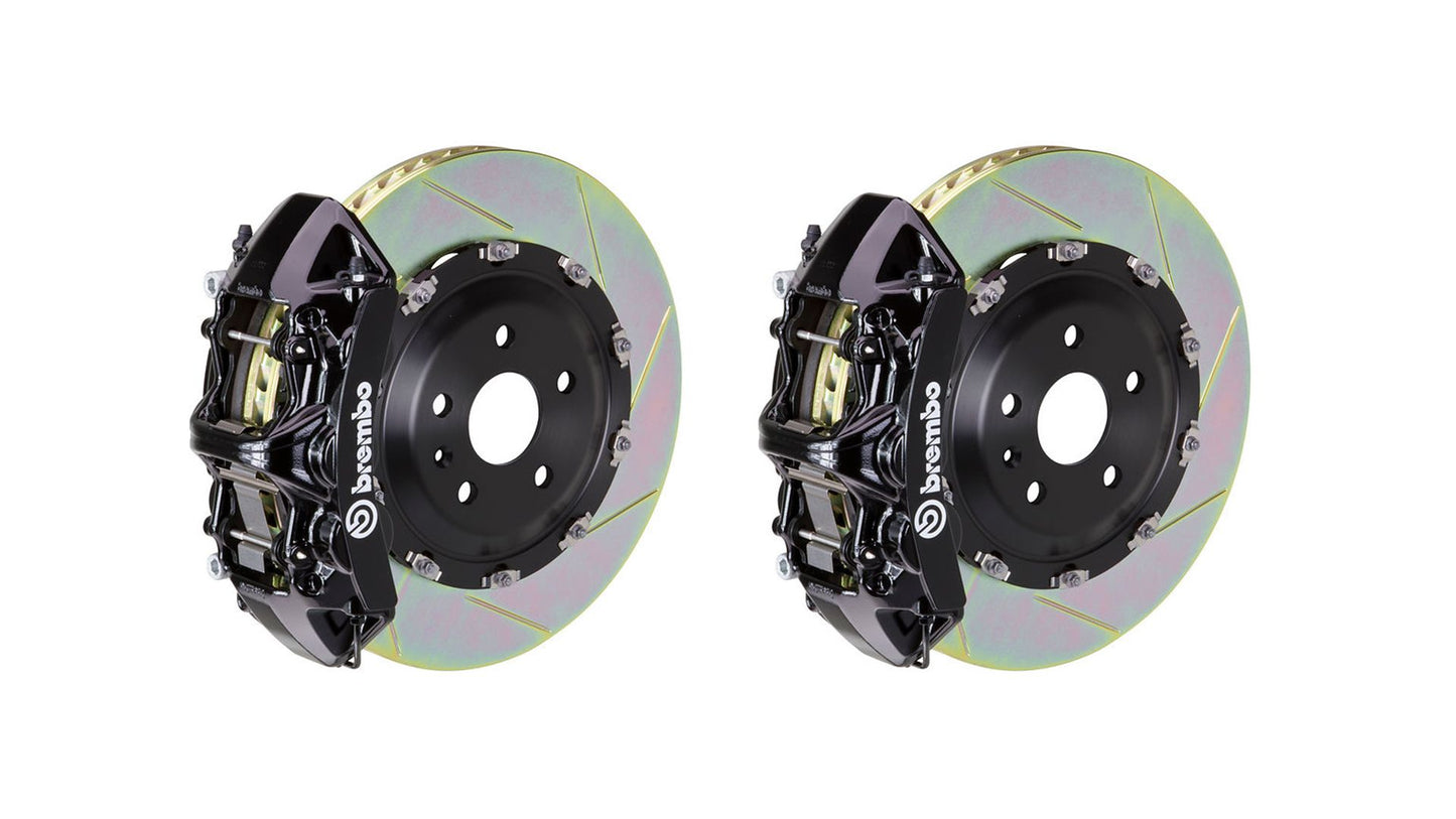 Brembo Front GT BBK Brake 6pot Caliper Black 380x34 Slot for FX35 FX50 09-13