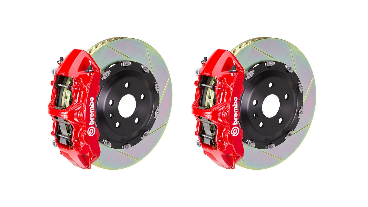 BREMBO Front GT BBK Big Brake Kit 6piston Red 380x34 Slot A6 A7 C7 3.0 12-14