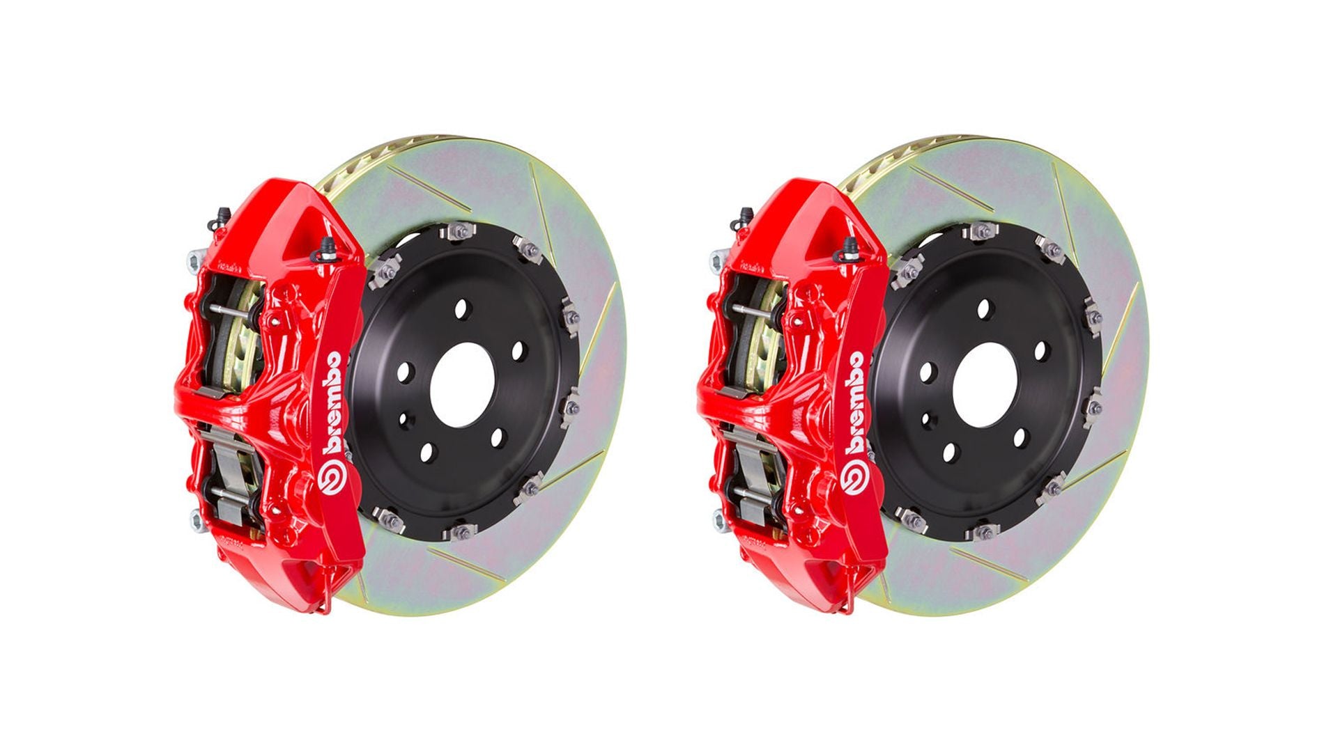 Brembo Front GT Big Brake Kit BBK 6 piston Red 380x34 Slot A6 3.0 4.2 C6 05-11