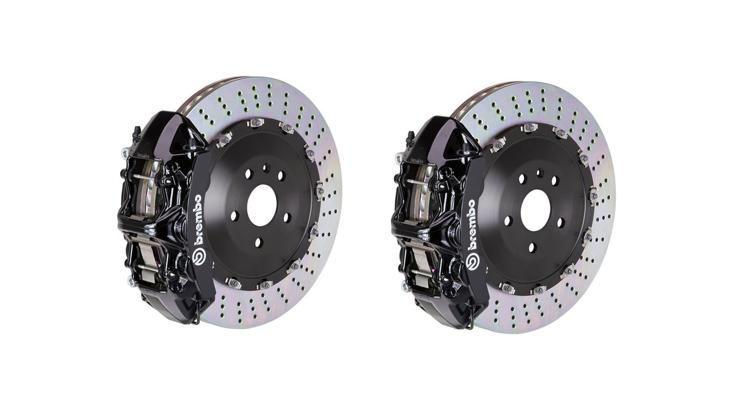 Brembo Front GT BBK Big Brake 6Pot Caliper Black 405x34 Drill Disc ML63 AMG W164