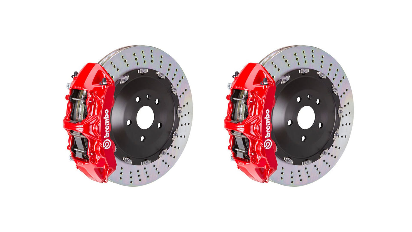 Brembo Front GT BBK Brake 6 piston Red 405x34 Drill Rotor LX570 Land Crusier 16+