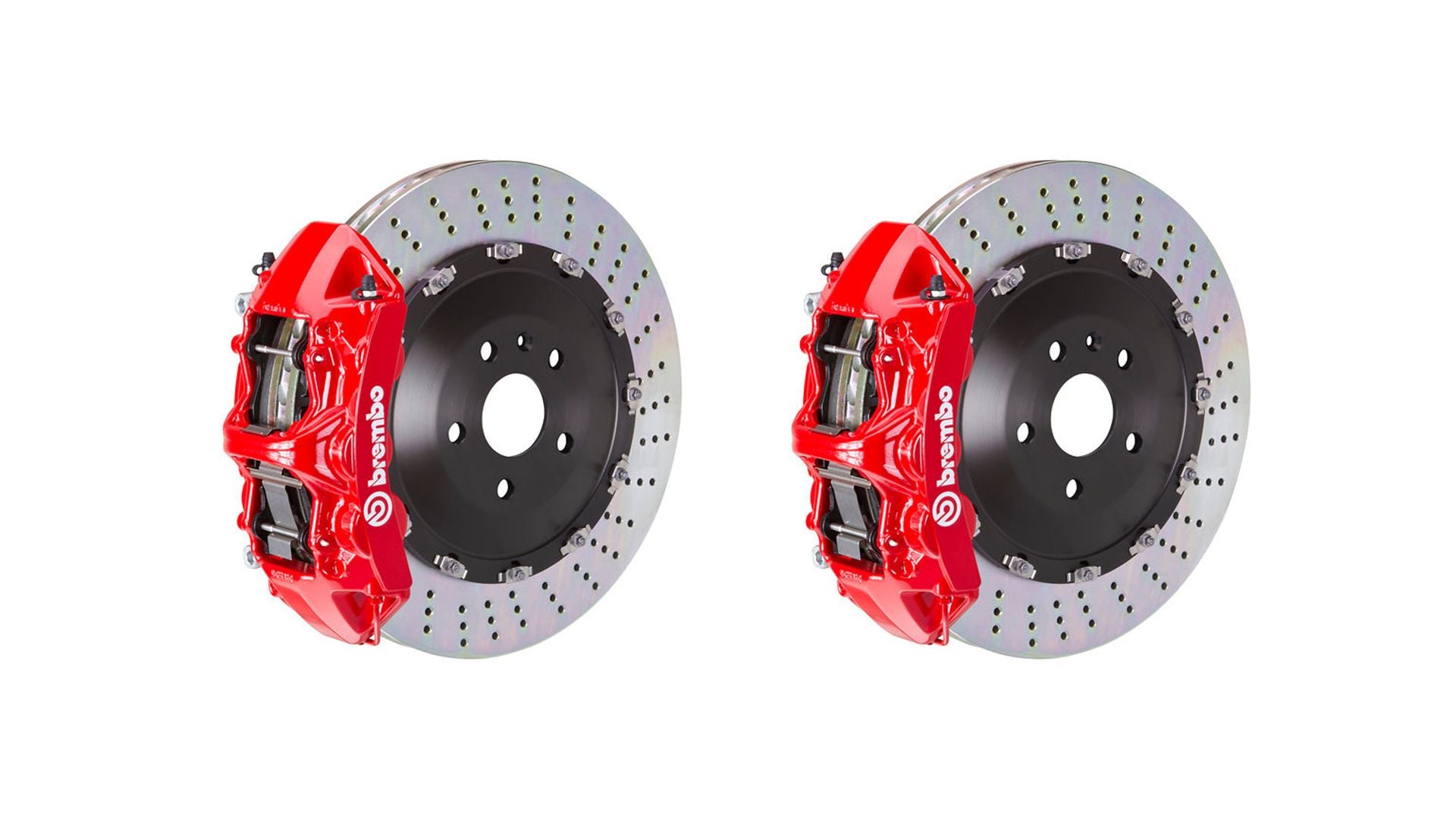 Brembo Front GT BBK Big Brake 6Pot Caliper Red 405x34 Drill Disc ML63 AMG W164