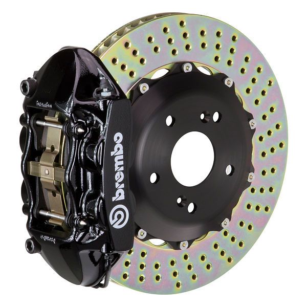 Brembo Rear GT Big Brake BBK 4piston Black 328x28 Drill Disc TT TTS RS 07-14