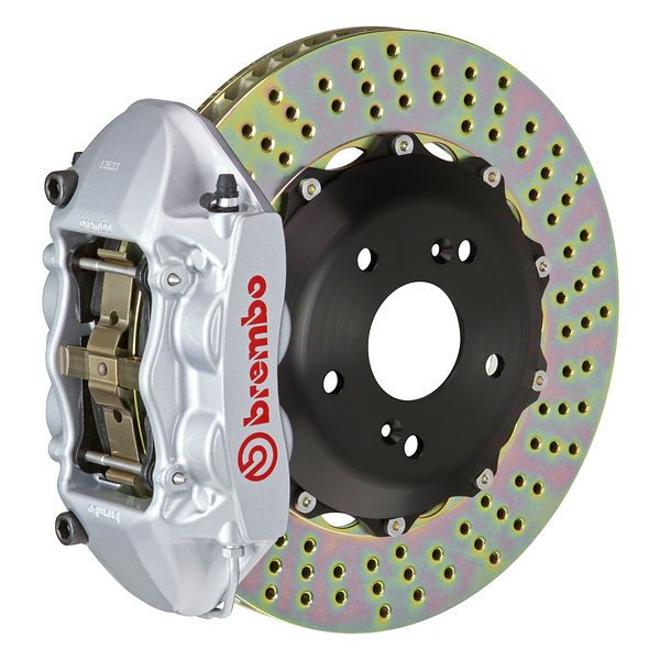 Brembo Front GT Brake BBK 4Pot Silver 328x28 Drill Disc for Miata MX-5 MX5 16-17