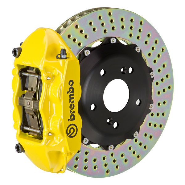 Brembo Rear GT Big Brake BBK 4piston Yellow 328x28 Drill Disc TT TTS RS 07-14