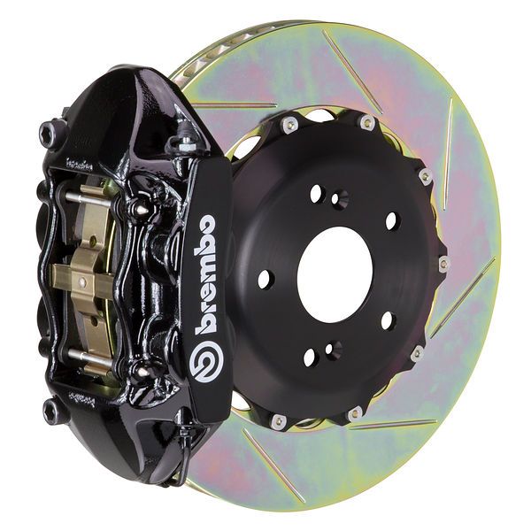 Brembo Rear GT Big Brake BBK 4piston Black 328x28 Slot Disc TT TTS RS 07-14