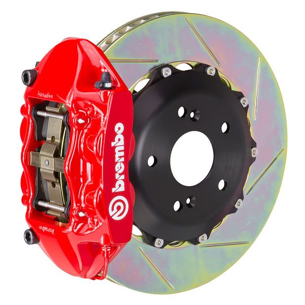 Brembo Front GT Brake 4Pot Caliper Red 345x28 Slot Rotor for FRS GT86 BRZ 86