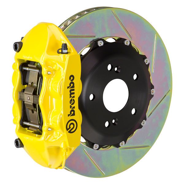 Brembo Rear GT Big Brake BBK 4piston Yellow 328x28 Slot Disc TT TTS RS 07-14