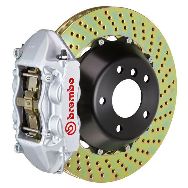 BREMBO Rear GT BBK Big Brake 4pot Yellow 345x28 Drill BMW F30 335i xDrive MSport