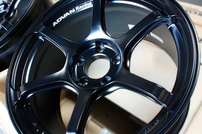 Advan RG-4 Semi Gloss Black Wheels 18x9.5 +38 5x114  Civic Accord TL TLX ILX