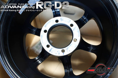 Advan RG-D2 *Black* Wheel Rim 17" 17x8.5 -10 6x139 for Tacoma 4Runner FJ Cruiser