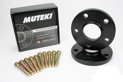 Muteki Forged 17mm Hub Centric Wheel Spacer 5x100 56.1 +Stud 12x1.25 14.38 Knurl