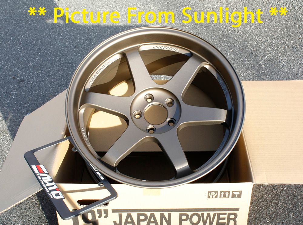 Rays Volk TE37SL *Blast Bronze Wheel 19x9.5 +22 19x10.5 +35 5x112, Set 4