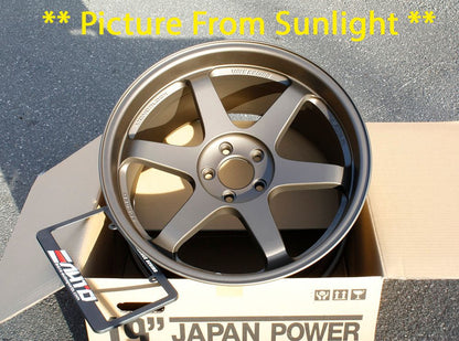 Rays Volk TE37SL *Blast Bronze Wheel 19x9.5 +22 19x10.5 +35 5x112, Set 4