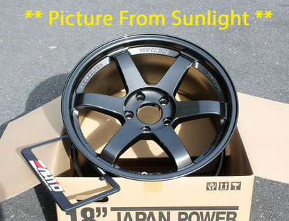 Rays Volk TE37SL *Diamond Black* Wheel 18x9.5 +38 5x120, Set 4 18lbs