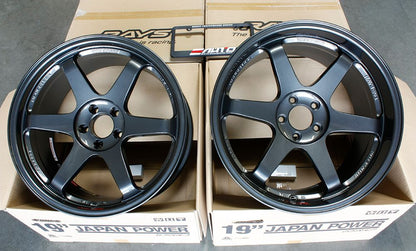 Rays TE37SL Diamond Black Wheel Rim 19" 19x9.5 19x10.5 5x112 for GR Supra Z4 G29