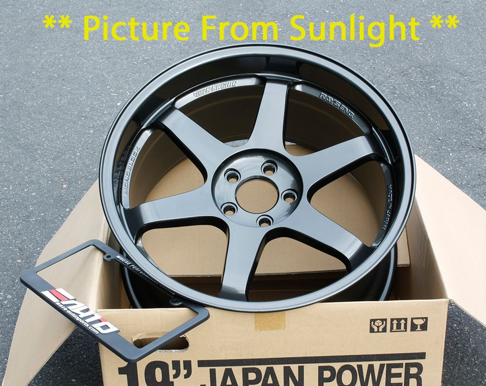 Rays TE37SL Diamond Black Wheel Rim 19" 19x9.5 19x10.5 5x112 for GR Supra Z4 G29