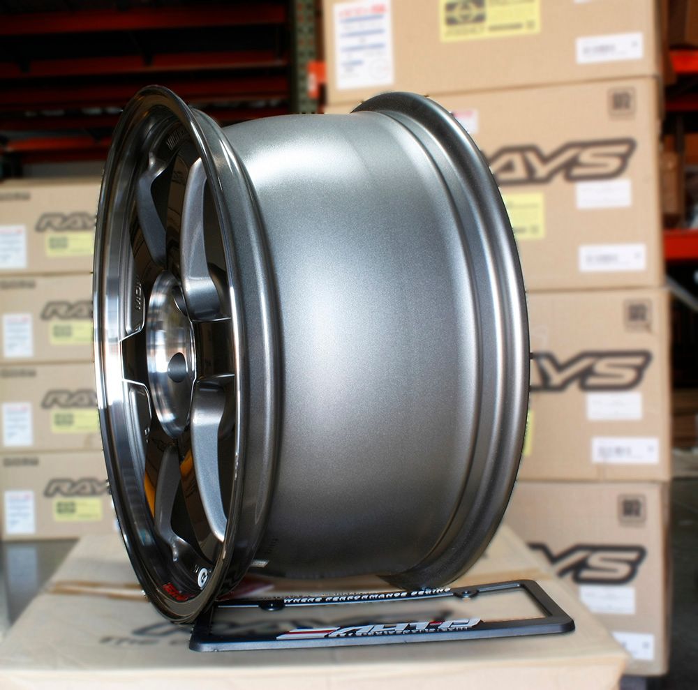 Rays Volk TE37SL Pressed Graphite Wheel 17x8.5 +40 5x114, Set 4 16.5lbs