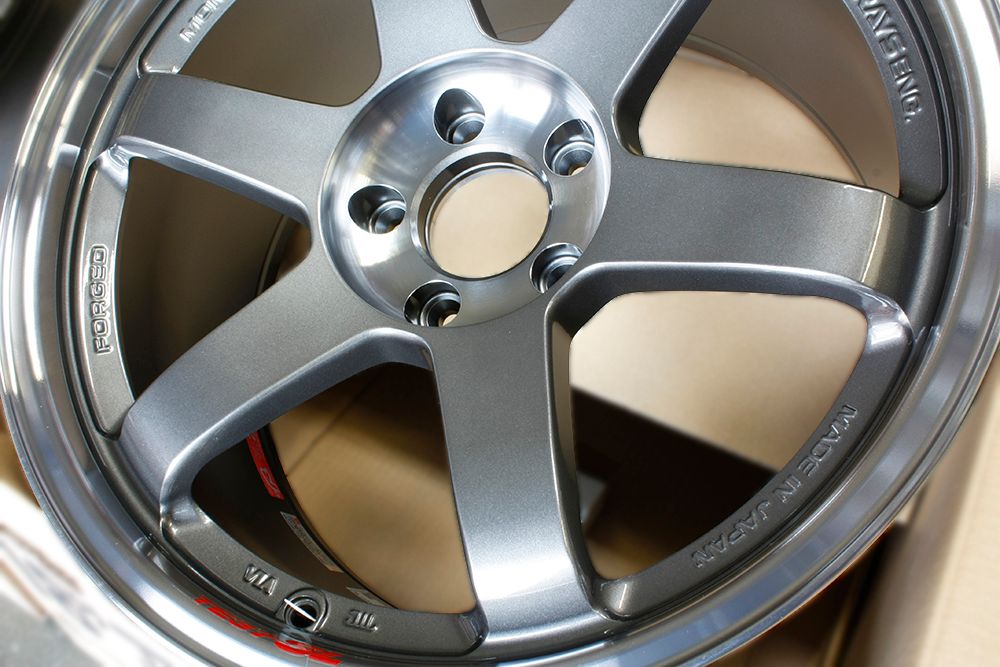 Rays TE37SL Graphite Wheel Rim 18" 18x9.5 +22 5x114 for 300zx G35 G37 350z 370z